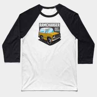 Yellow Ramcharger - 1974 Baseball T-Shirt